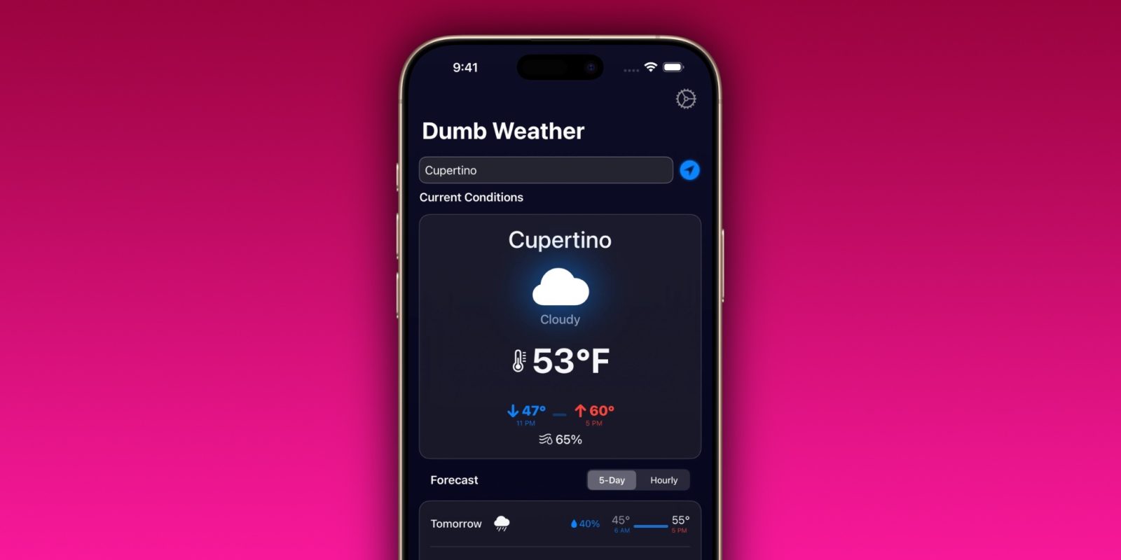 Dumb Weather: Den Geniale Vejr-app til iPhone Uden Overflødigt Fyld
