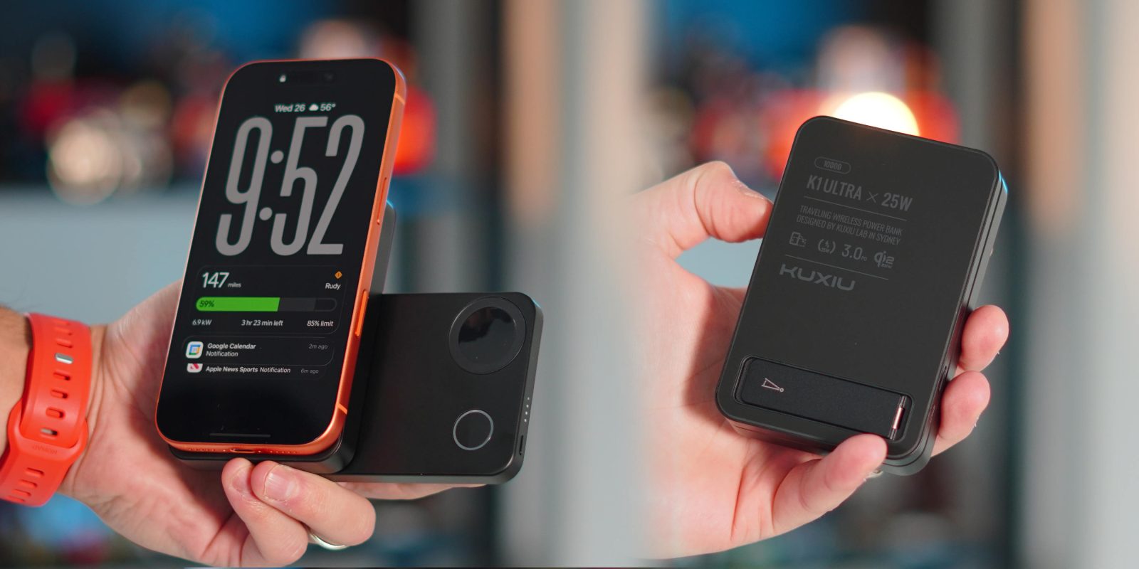 Test: Kuxiu K1 Ultra – MagSafe-powerbanken der kan oplade alt dit Apple-grej på én gang
