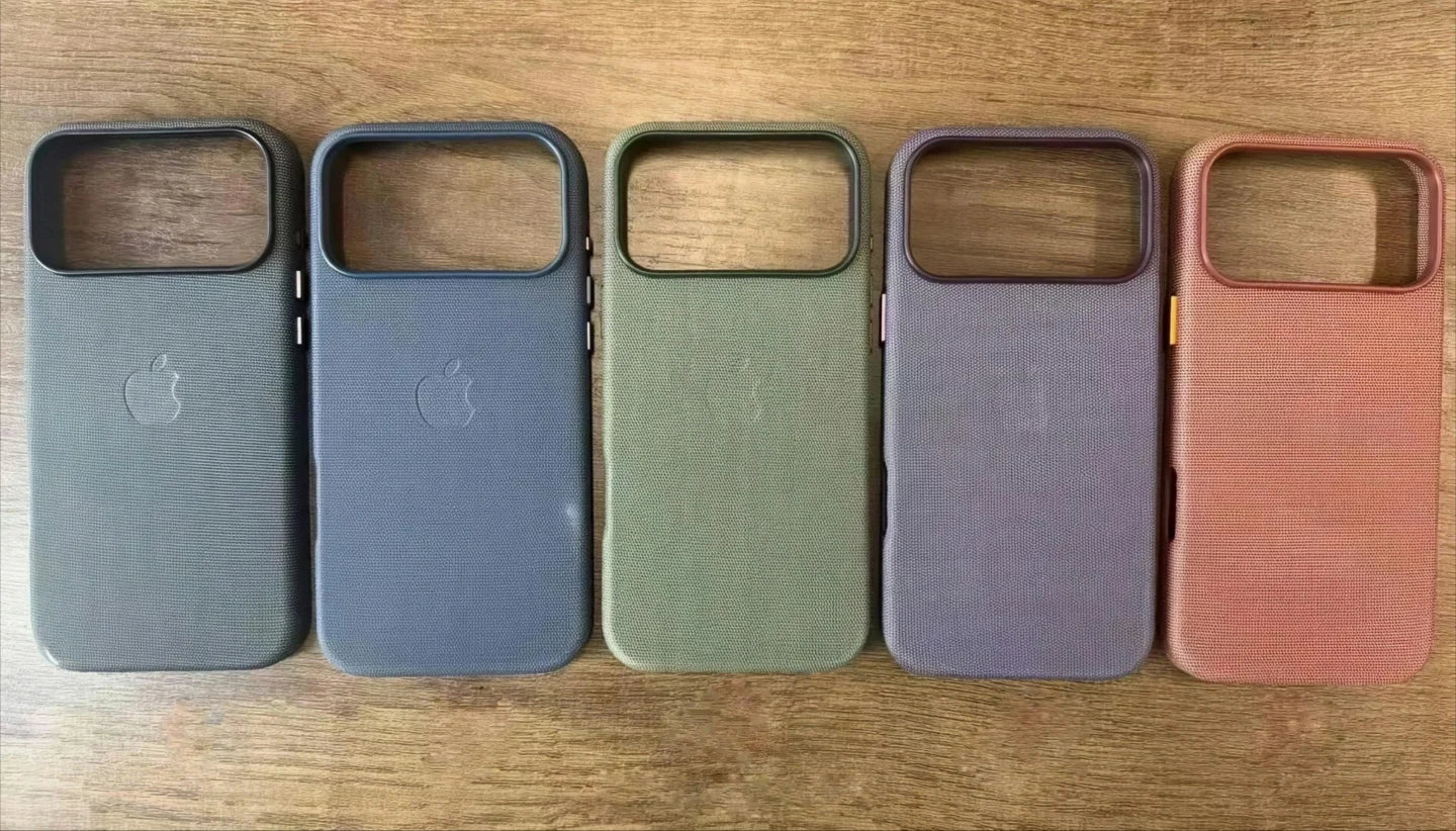Nyt læk: iPhone 17 TechWoven-cases spottet i afdæmpede farver
