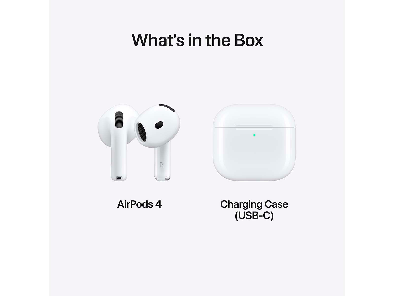 AirPods 4 uden aktiv støjreduktion