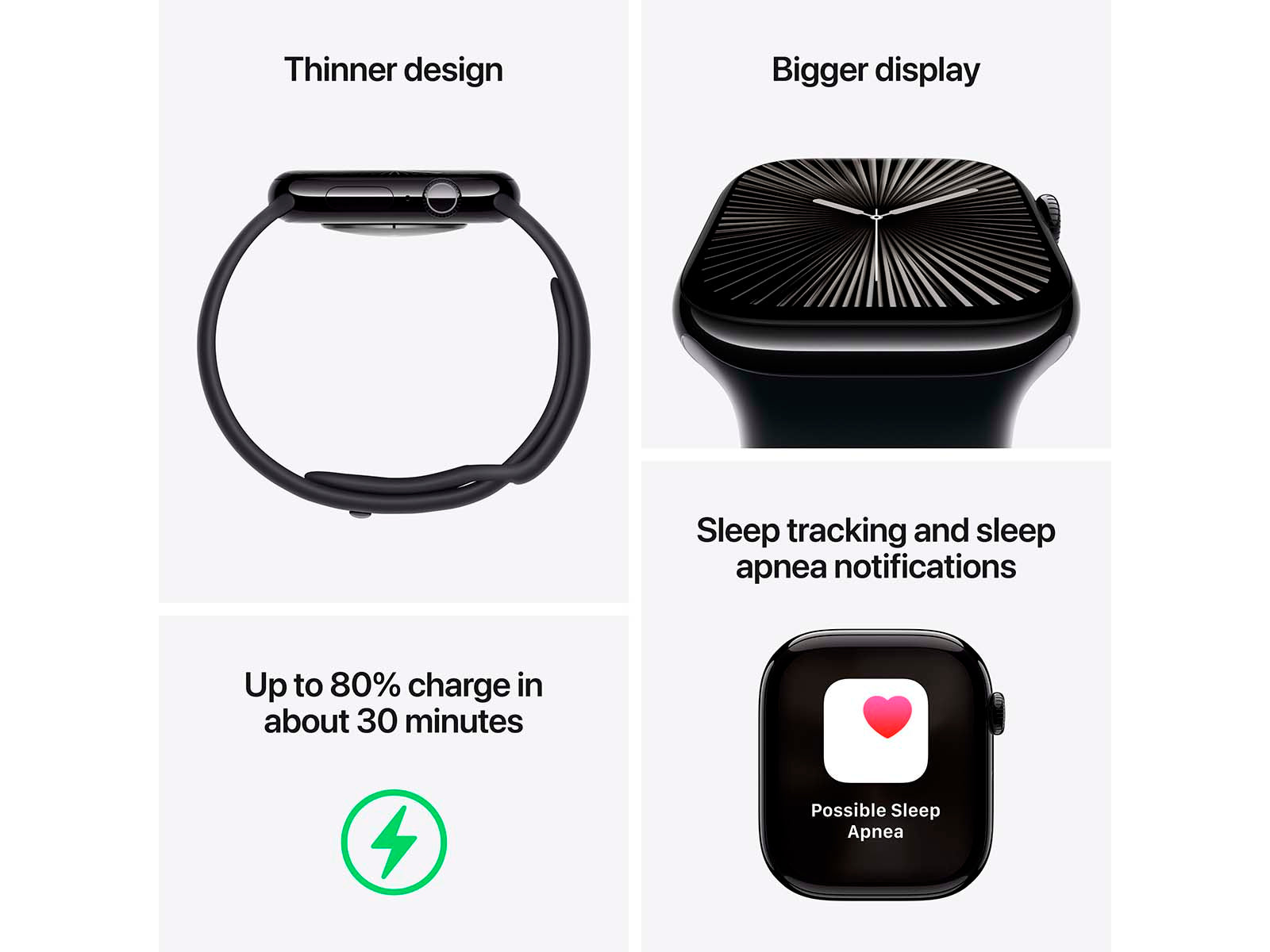 Apple Watch Series 10 G/C 46mm Slate Tit M/L
