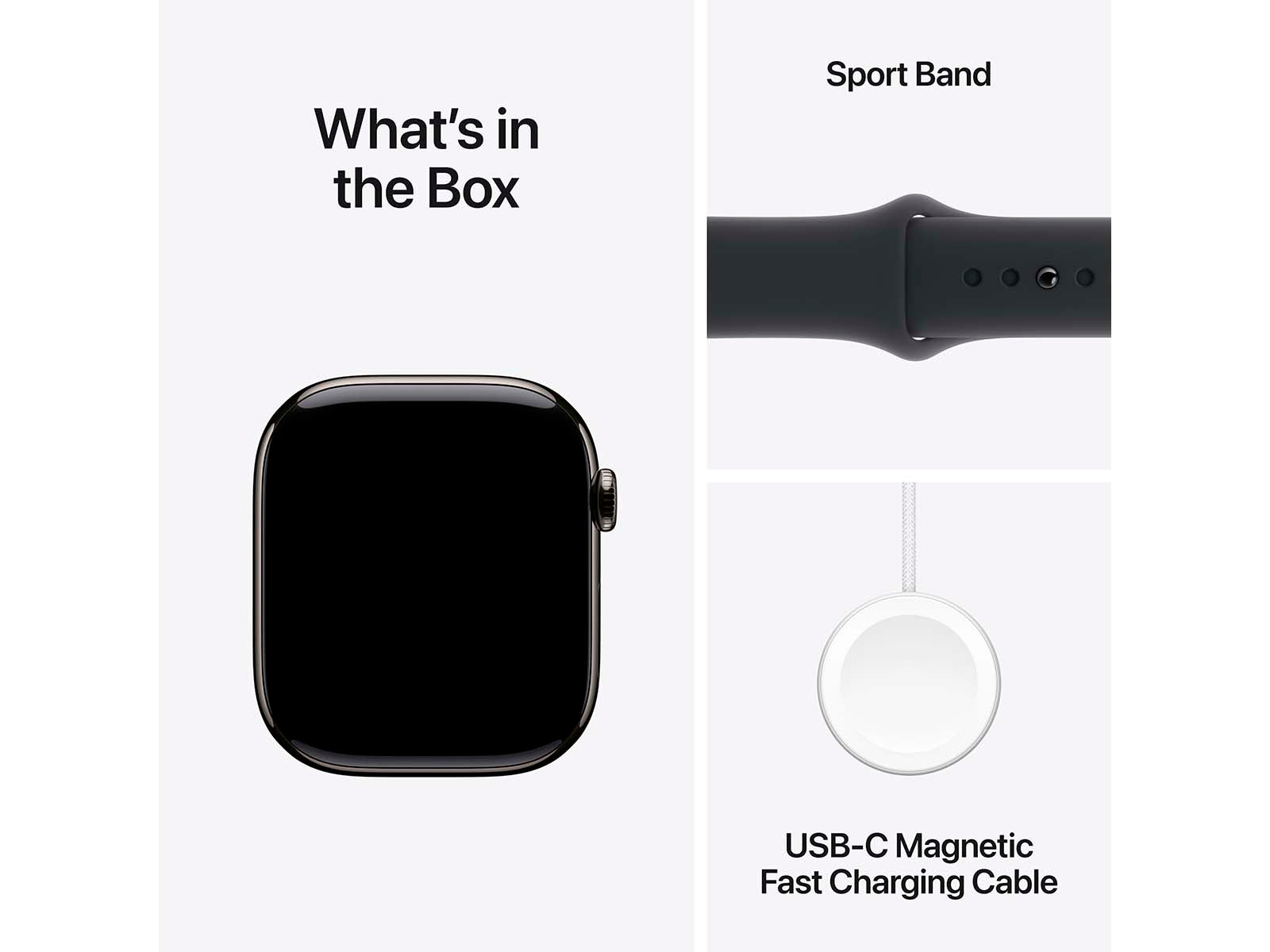 Apple Watch Series 10 G/C 46mm Slate Tit M/L