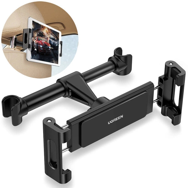 Ugreen car smartphone tablet holder for headrest black Ugreen