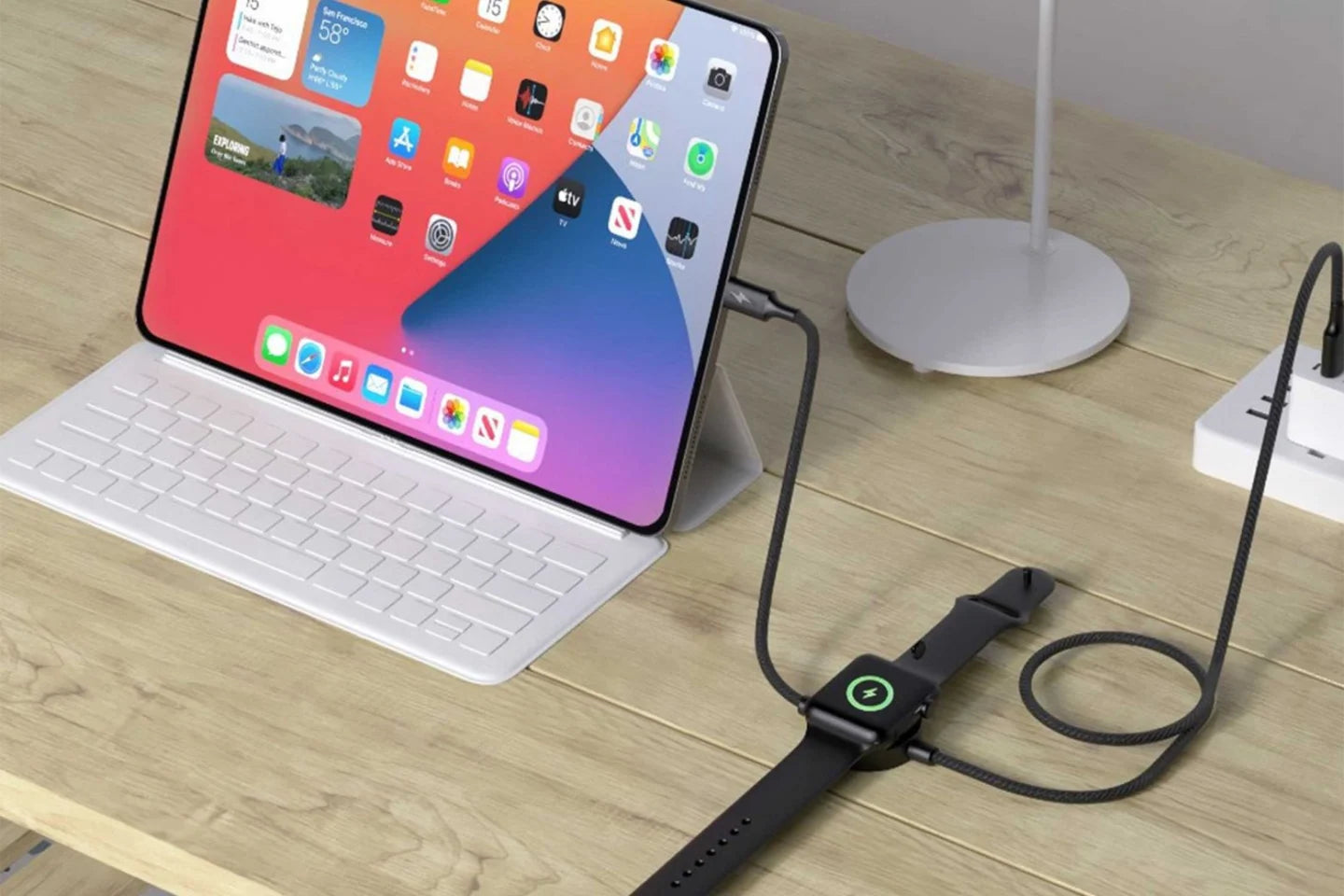Oplad både Apple Watch og iPhone med ét smart 2-i-1 USB-C kabel