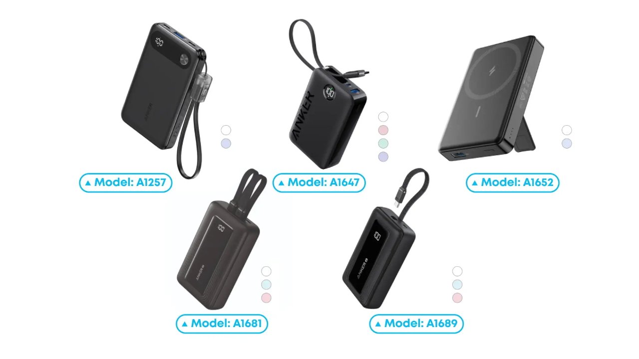 Anker udvider global tilbagekaldelse af fem ekstra powerbanks
