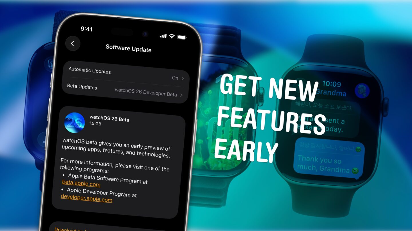 Sådan downloader du watchOS 26 offentlige beta – prøv Liquid Glass og Workout Buddy før alle andre
