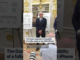 Tim Cook: Hvorfor din iPhone ikke bliver 100% lavet i USA (og næppe nogensinde gør det)