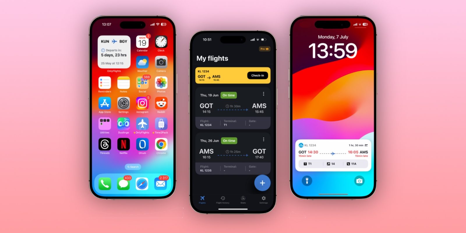 OnlyFlights: Den ultimative flytracker til iPhone-nørder