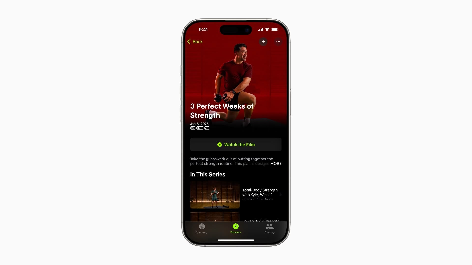 Apple Fitness+ styrketræningsprogram tilgængeligt nu!