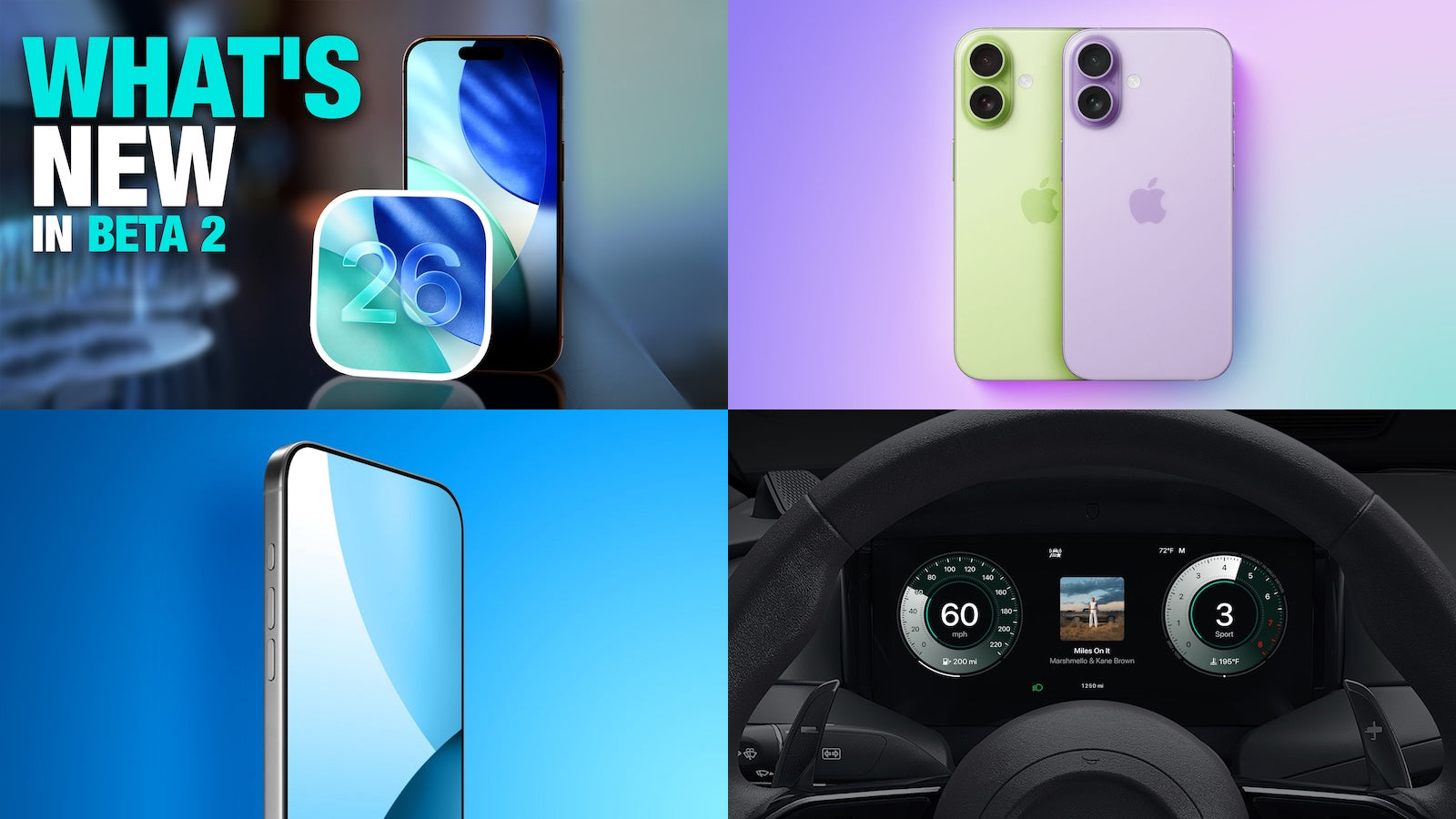 iOS 26 Beta 2, iPhone 17 farver og rygter toppunkt!