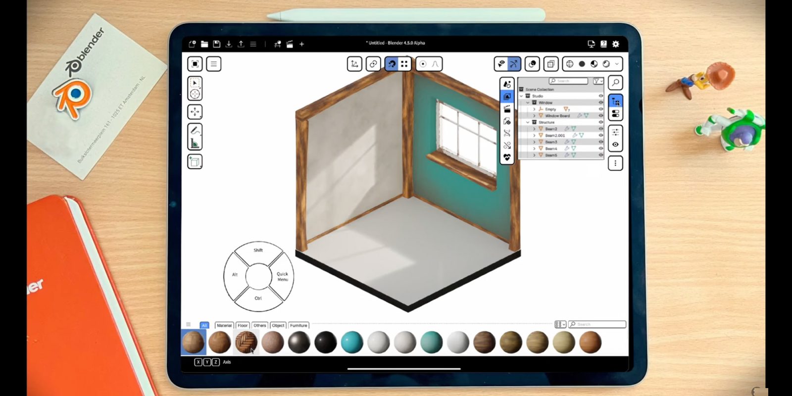 Blender ankommer til iPad Pro: Fuldt touch og Apple Pencil-support bekræftet
