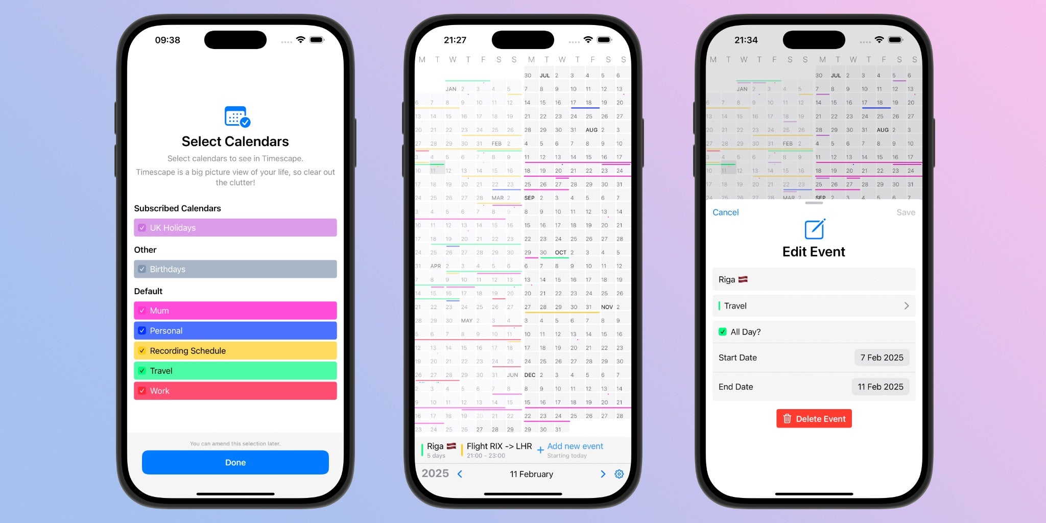 Timescape: Årets planlægning på én overskuelig kalender