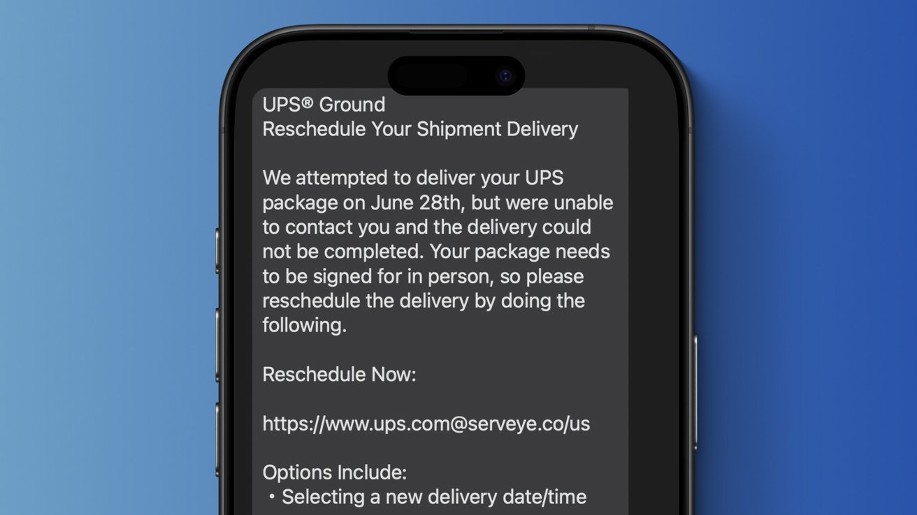 Advarsel: Falsk UPS-sms snyder iPhone-brugere med pakkesvindel