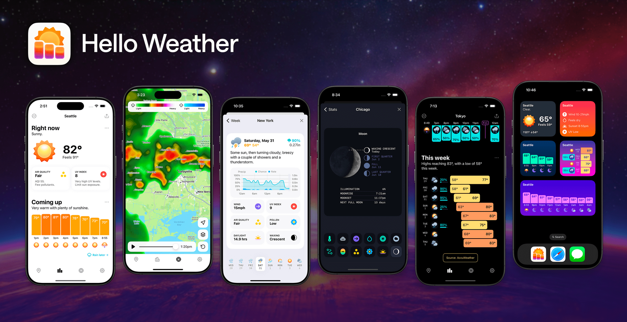 Hello Weather 2025: Vejr-app’en til iOS, der giver Apple Weather baghjul