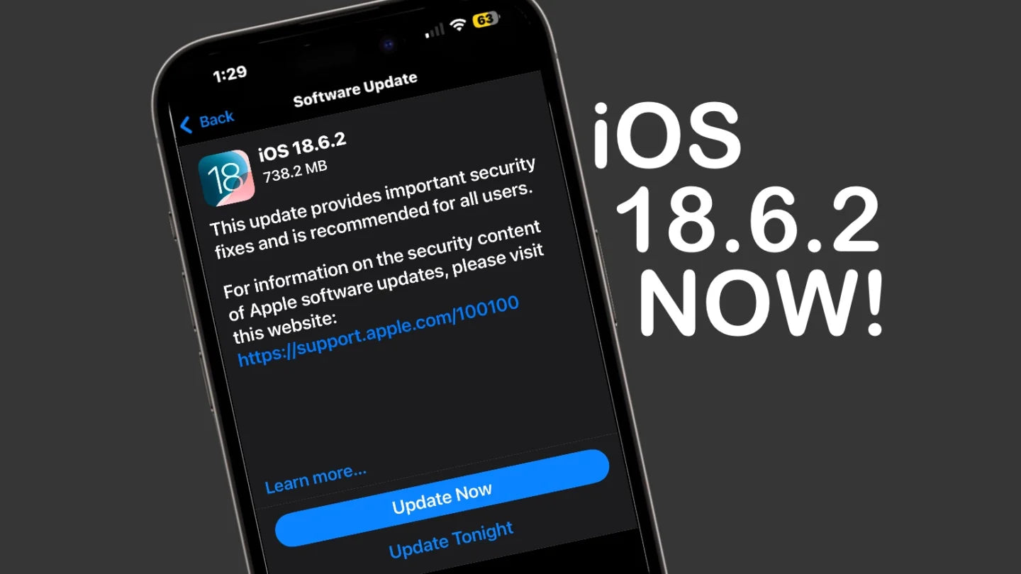 iOS 18.6.2, macOS Sequoia 15.6.2 og iPadOS 18.6.2: Installer sikkerhedsopdateringen NU