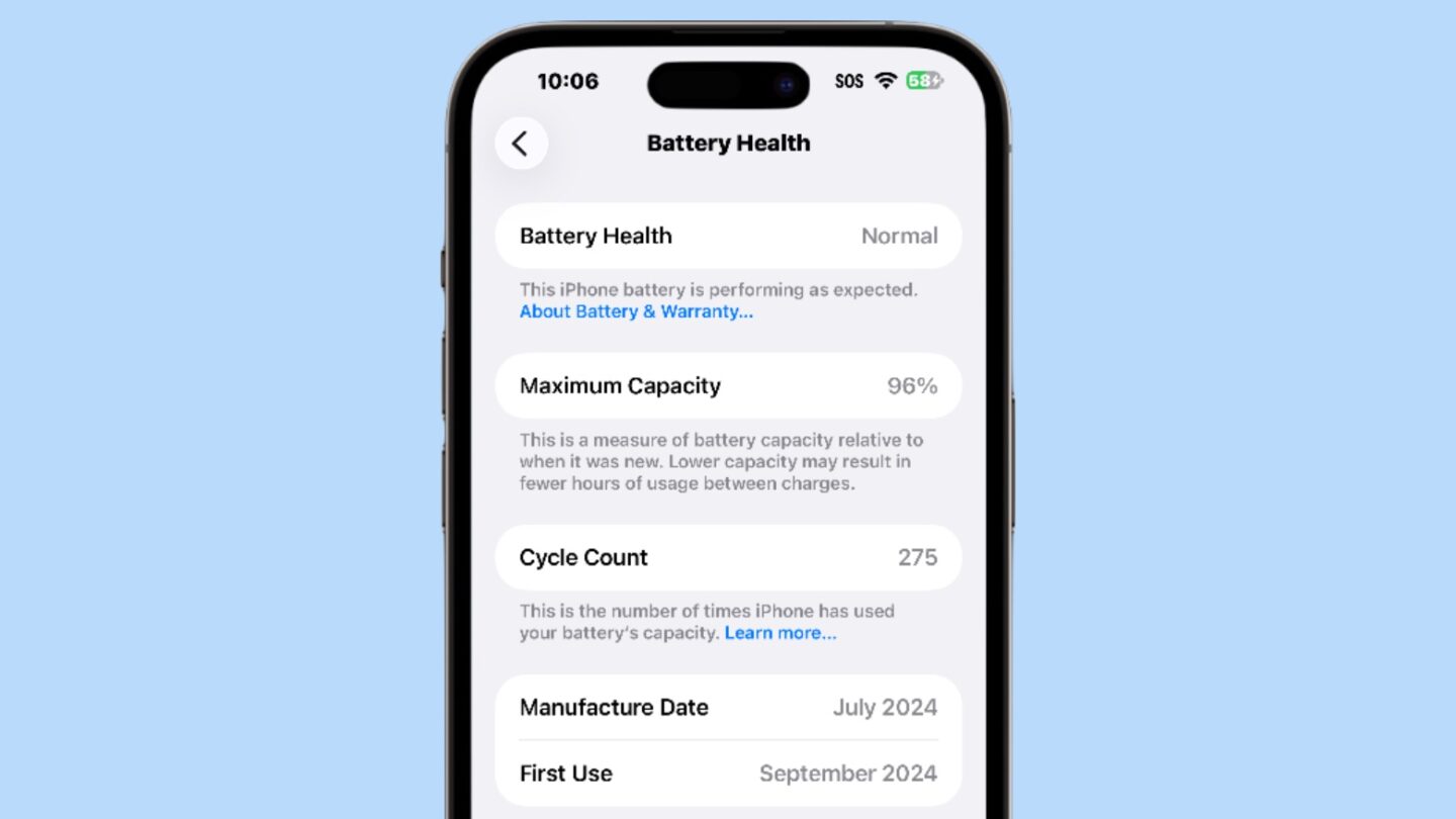 Tjek antal battericyklusser på din iPhone – sådan gør du