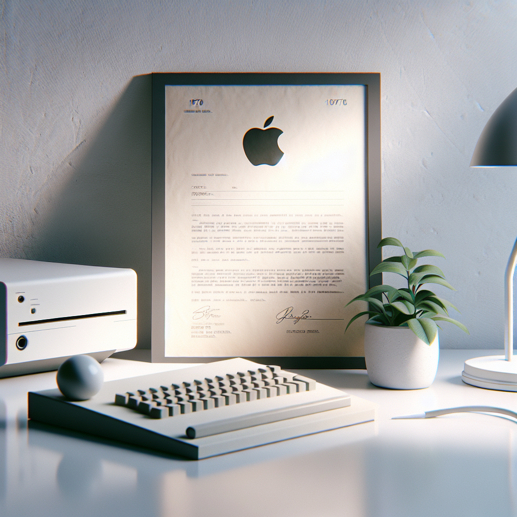 Apples originale stiftelseskontrakt sættes til historisk auktion – forventes solgt for 4 millioner dollar