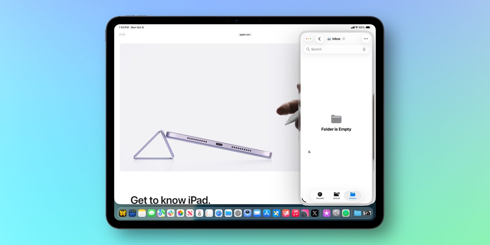 Slide Over gør comeback i iPadOS 26.1 beta 2 – multitasking som vi kender det