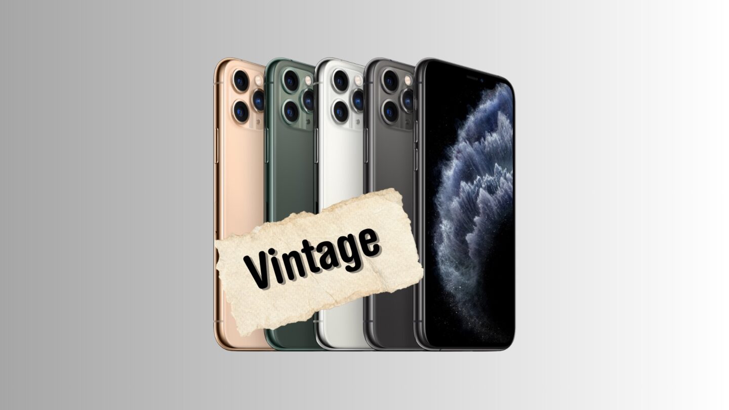 iPhone 11 Pro Max og Apple Watch Series 3 ryger på Apples vintage-liste