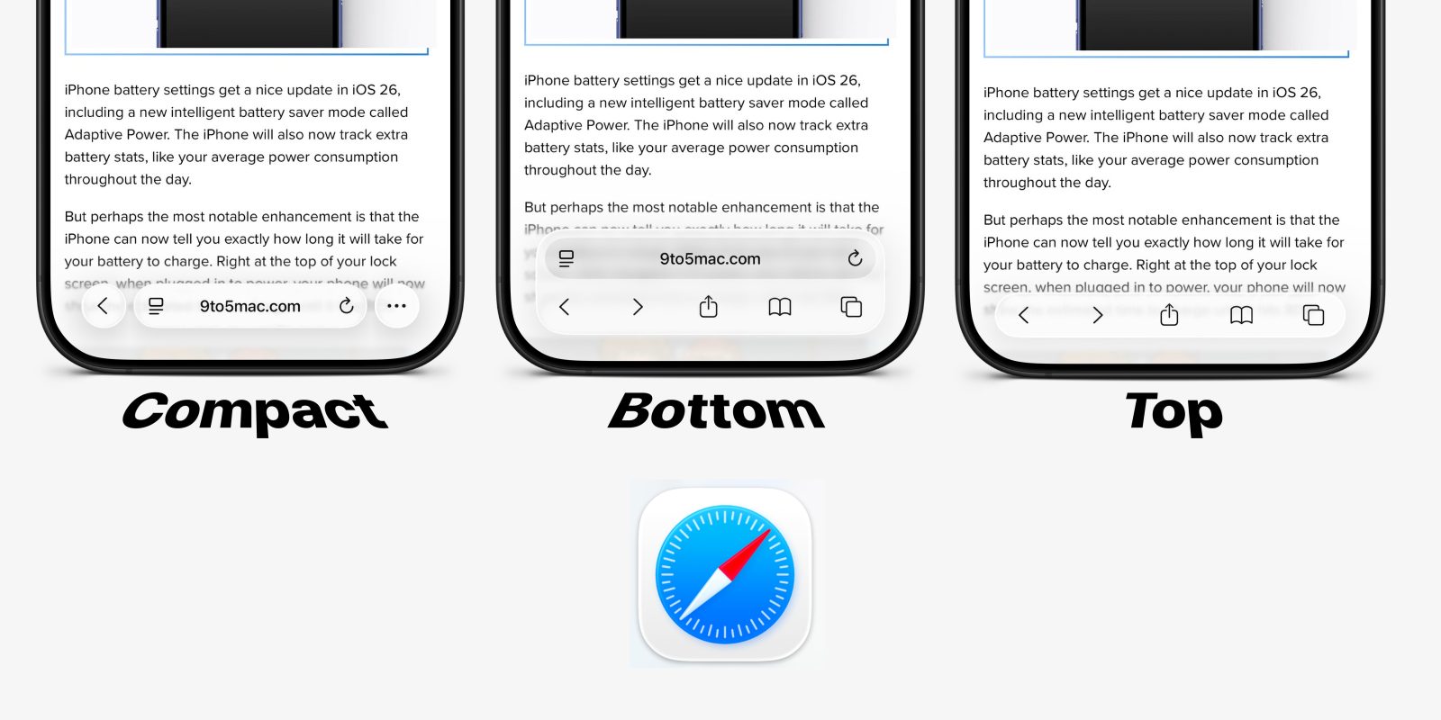 Sådan ændrer du Safari-værktøjslinjens design på iOS 26 – få looket fra iOS 18 tilbage