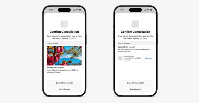 Apple åbner op for retention-tilbud: Nu kan udviklere lokke dig til at blive