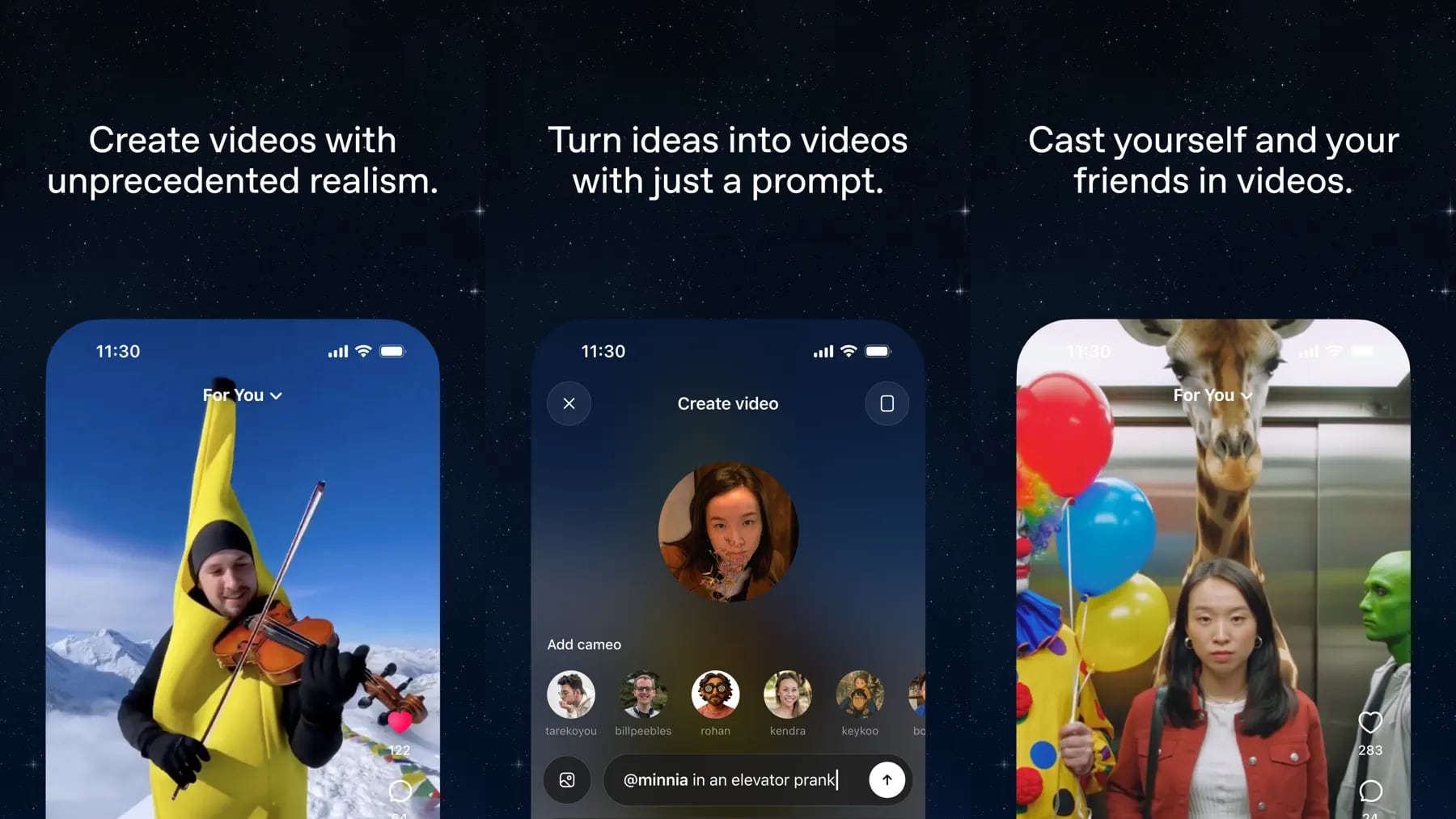 OpenAIs Sora AI-videoapp overhaler ChatGPT på App Store – 1 million downloads på rekordtid