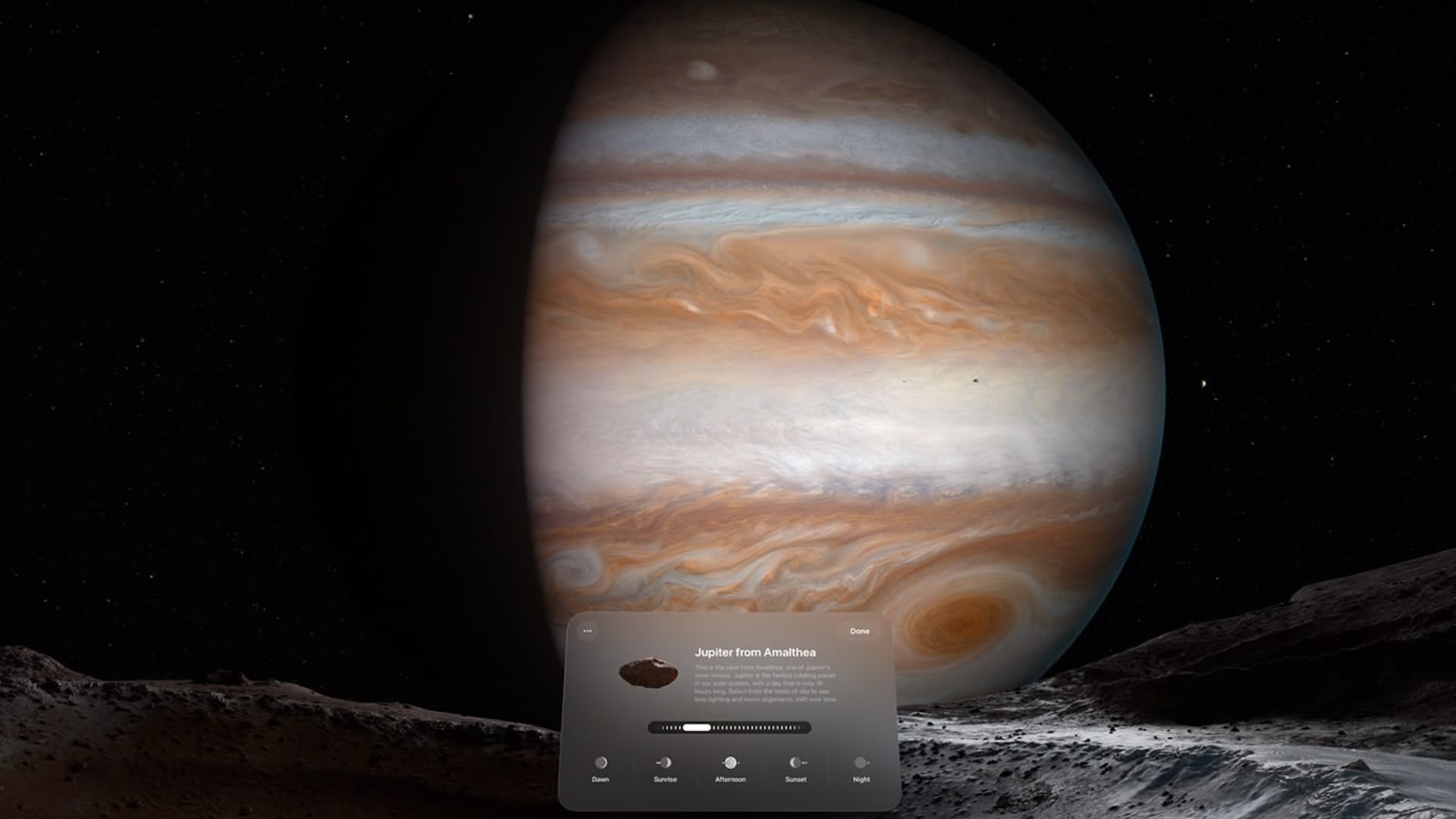 Apple Vision Pro får visionOS 26 med interaktivt Jupiter-miljø – tag på rumtur fra din sofa